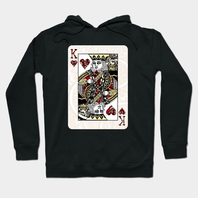 King of hearts Hoodie by Lamink